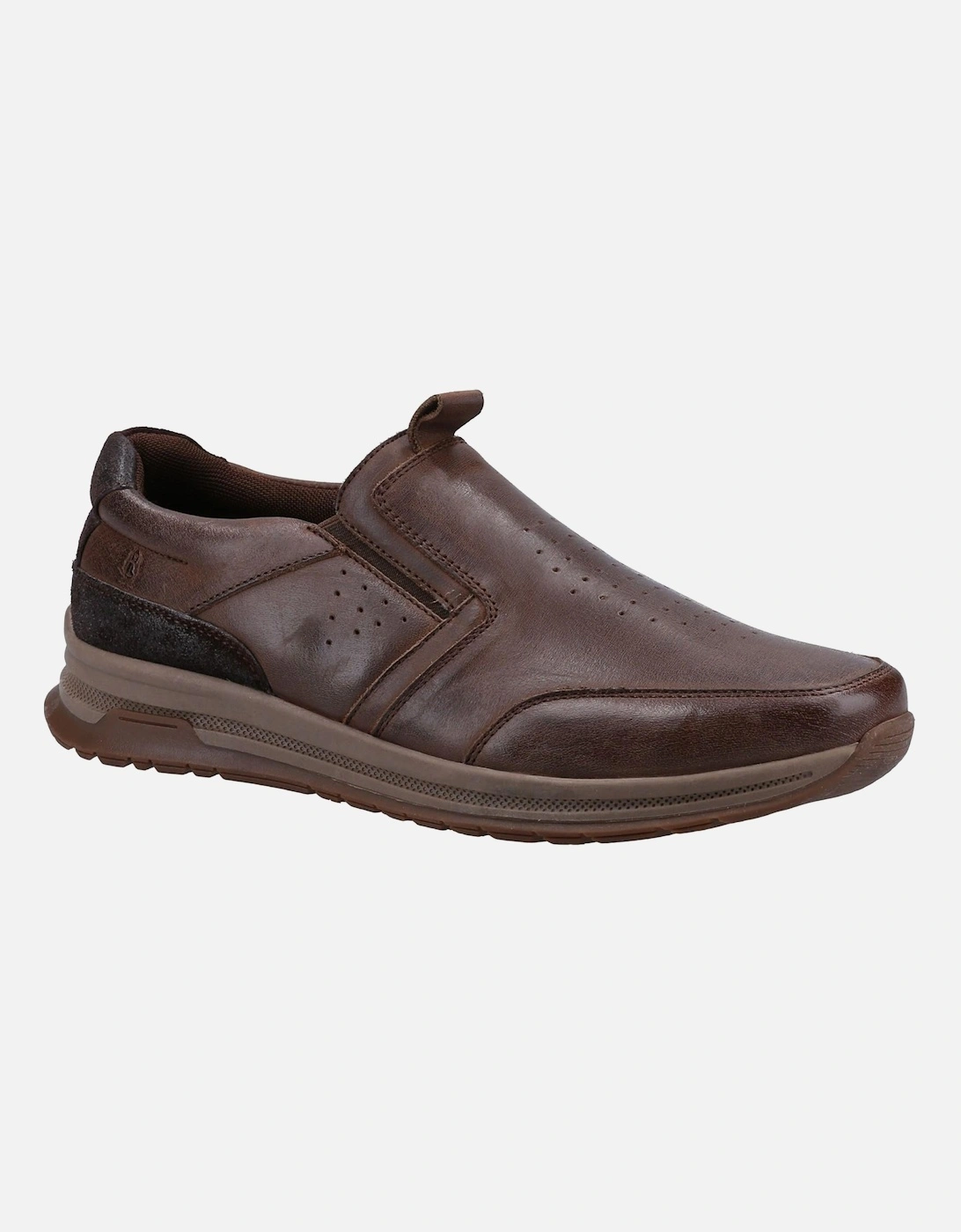 Mens Cole Leather Casual Shoes, 4 of 3