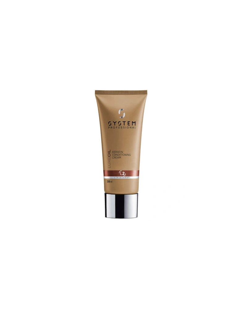 LuxeOil Keratin Conditioning Cream 200ml - System Professional