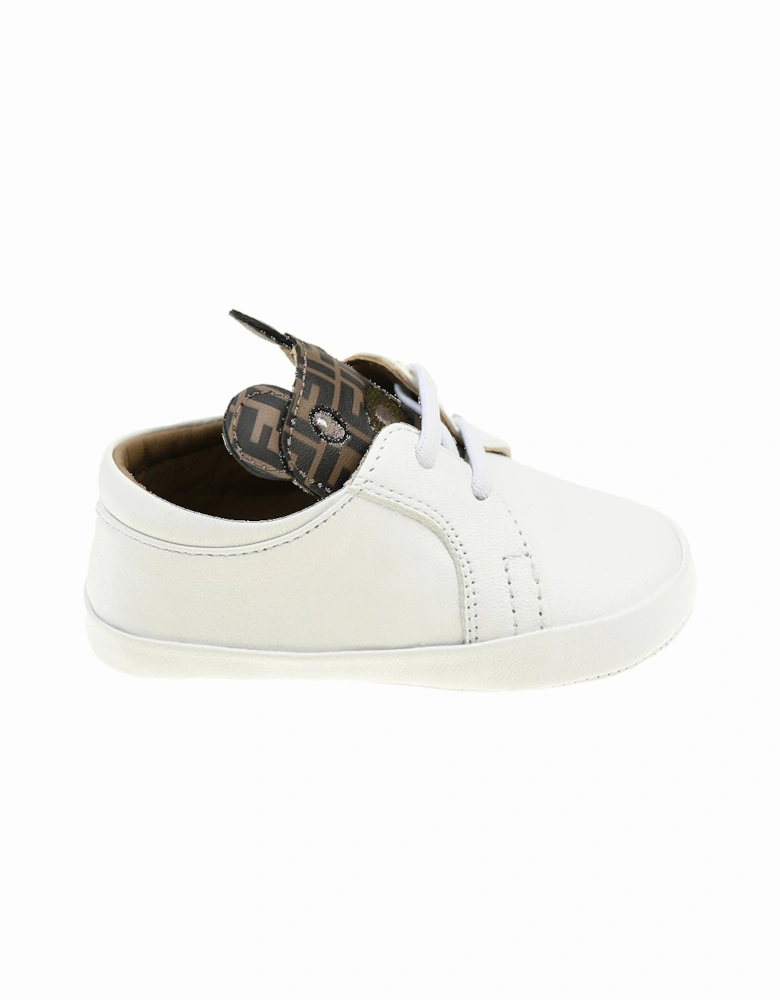 Babys Unisex  Leather Trainers White