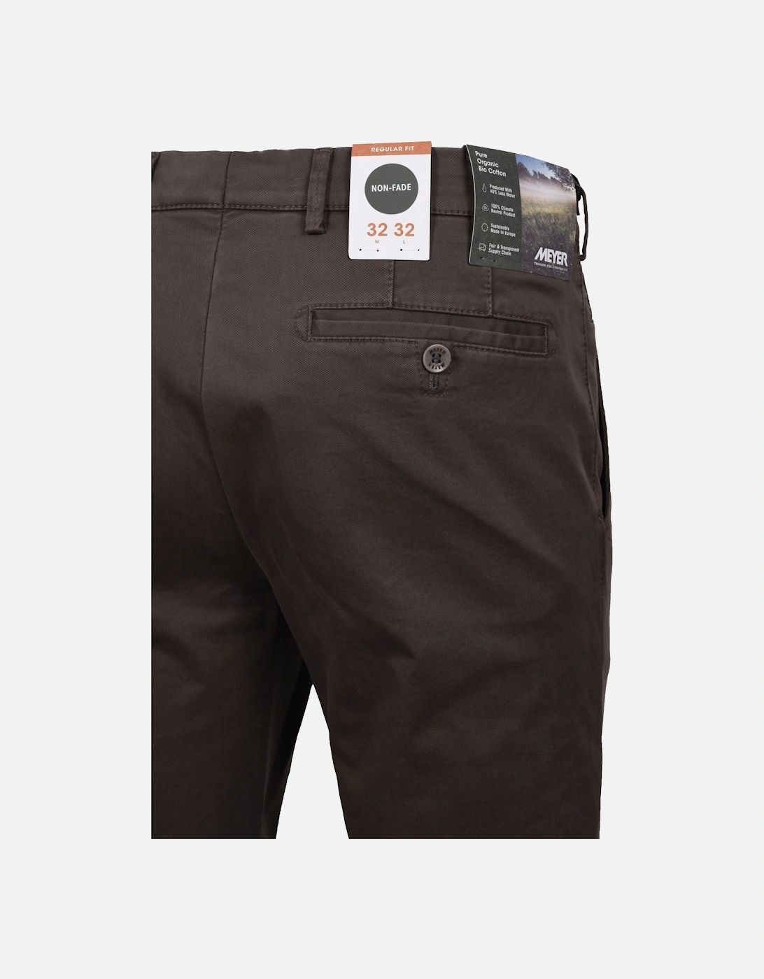 Roma Cotton Trouser Brown, 6 of 5