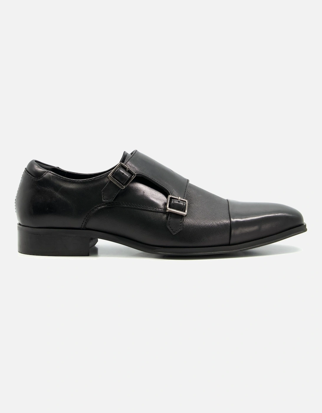 Mens Score - Leather Monk Shoes, 5 of 4