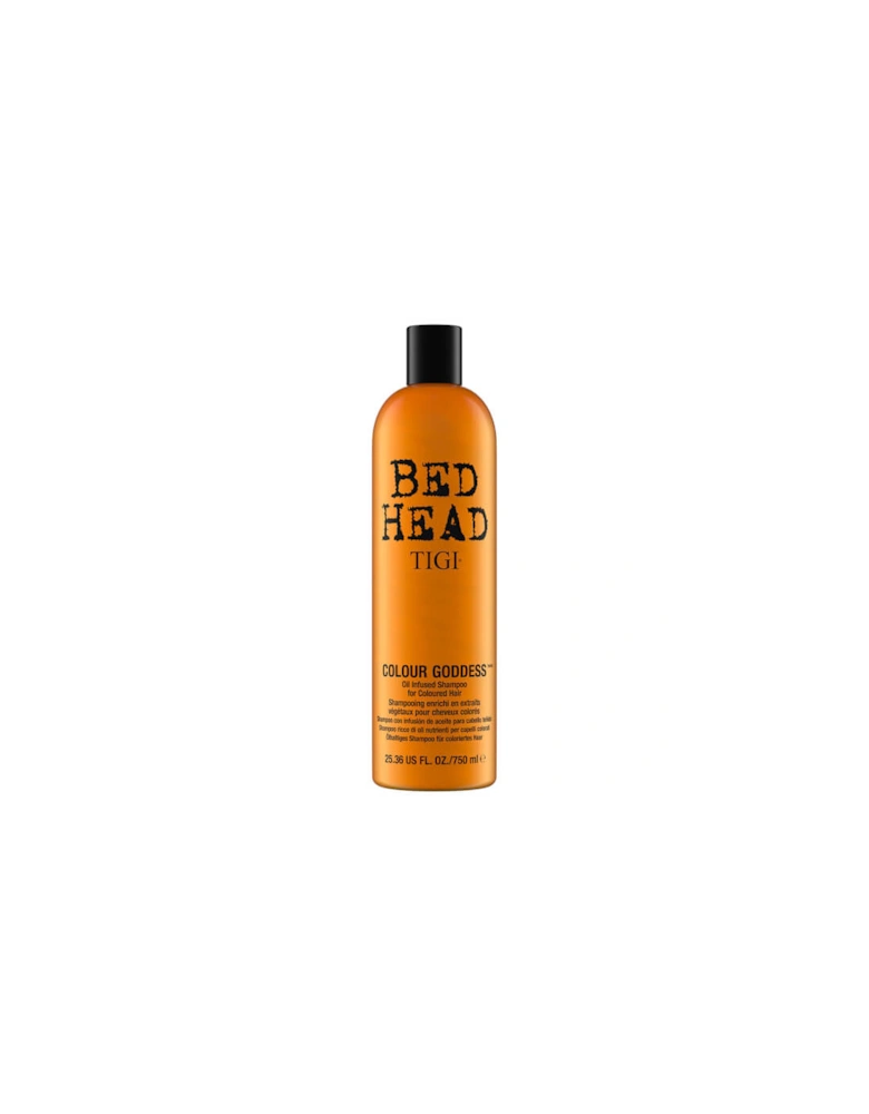 Bed Head Colour Goddess Oil Infused Shampoo for Coloured Hair 750ml - TIGI