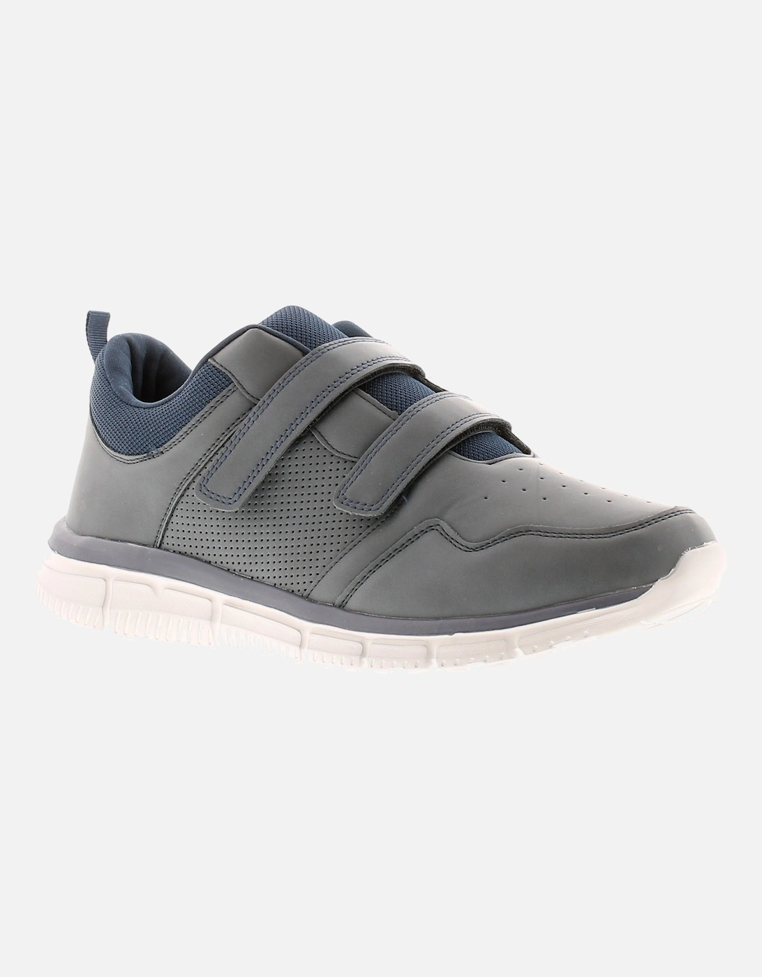 Mens Trainers Victor Touch Fastening Lightweight Navy UK Size, 6 of 5