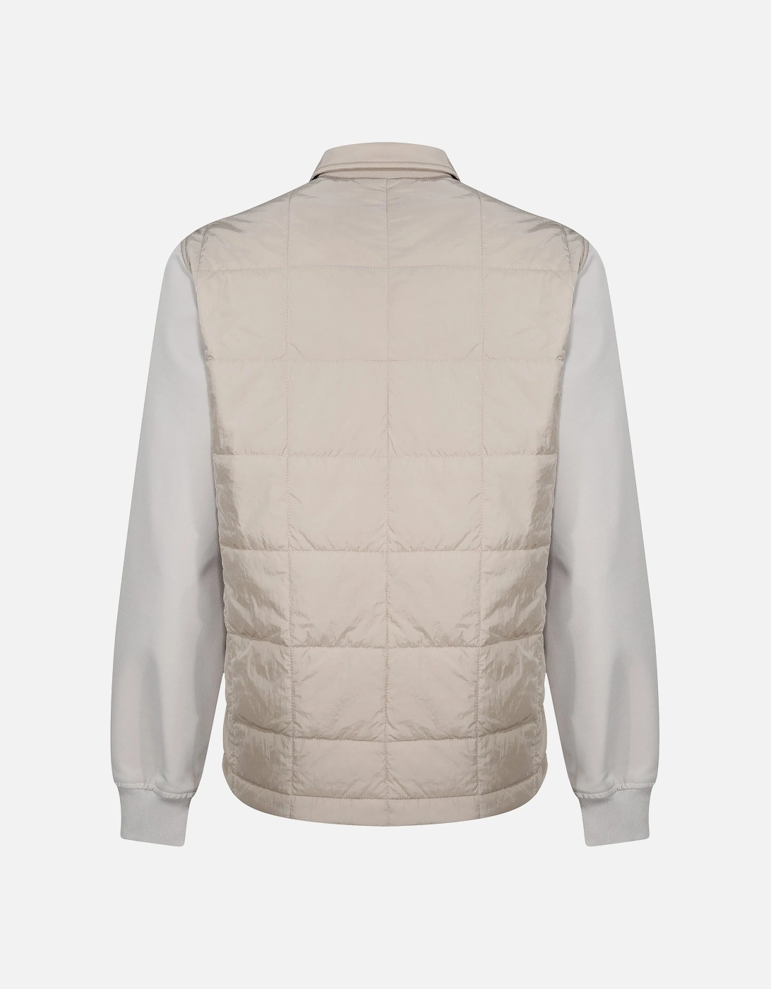 Los Amigos Soft Shell Quilted Mens Nylon Jacket - Pumice