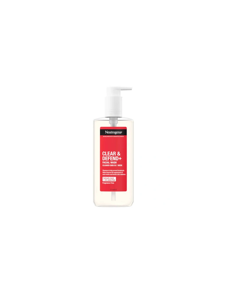 Clear and Defend Plus Facial Wash 200ml