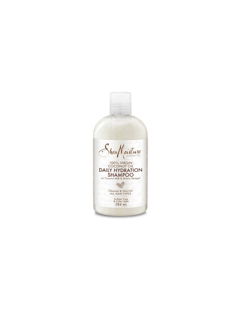 100% Virgin Coconut Oil Daily Hydration Shampoo 384ml - SheaMoisture