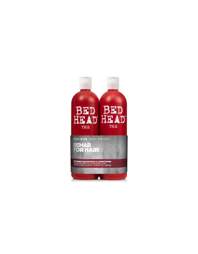 Bed Head Urban Antidotes Resurrection Shampoo and Conditioner for Very Dry Hair 2 x 750ml