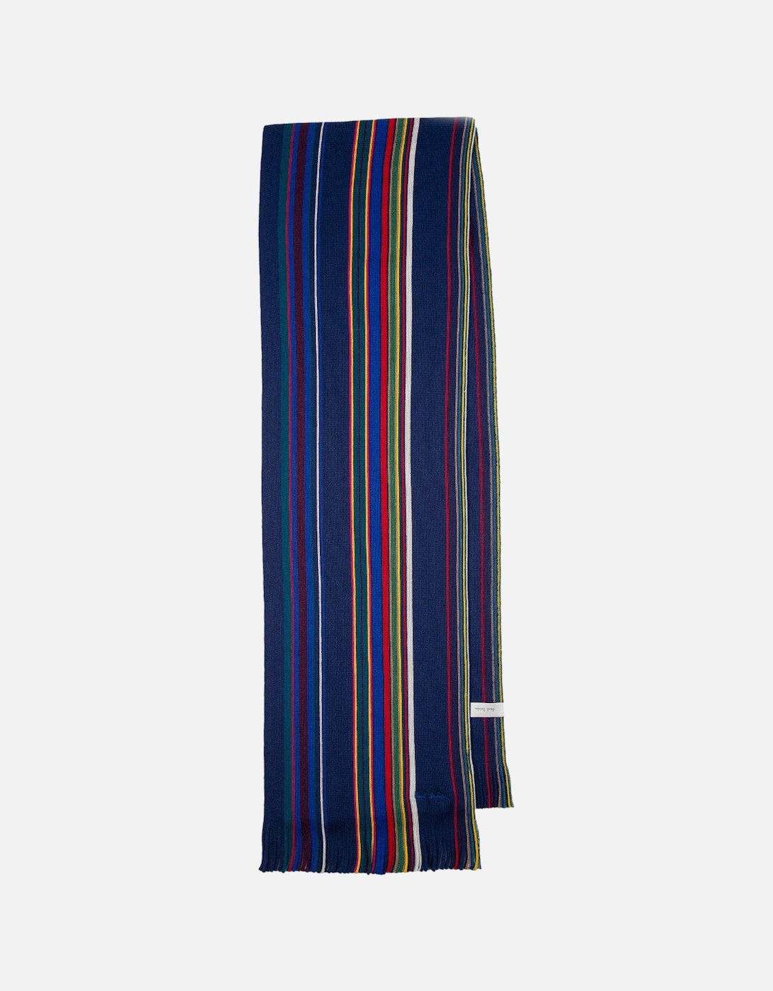 PS Single Face Stripe Scarf NAVY, 2 of 1