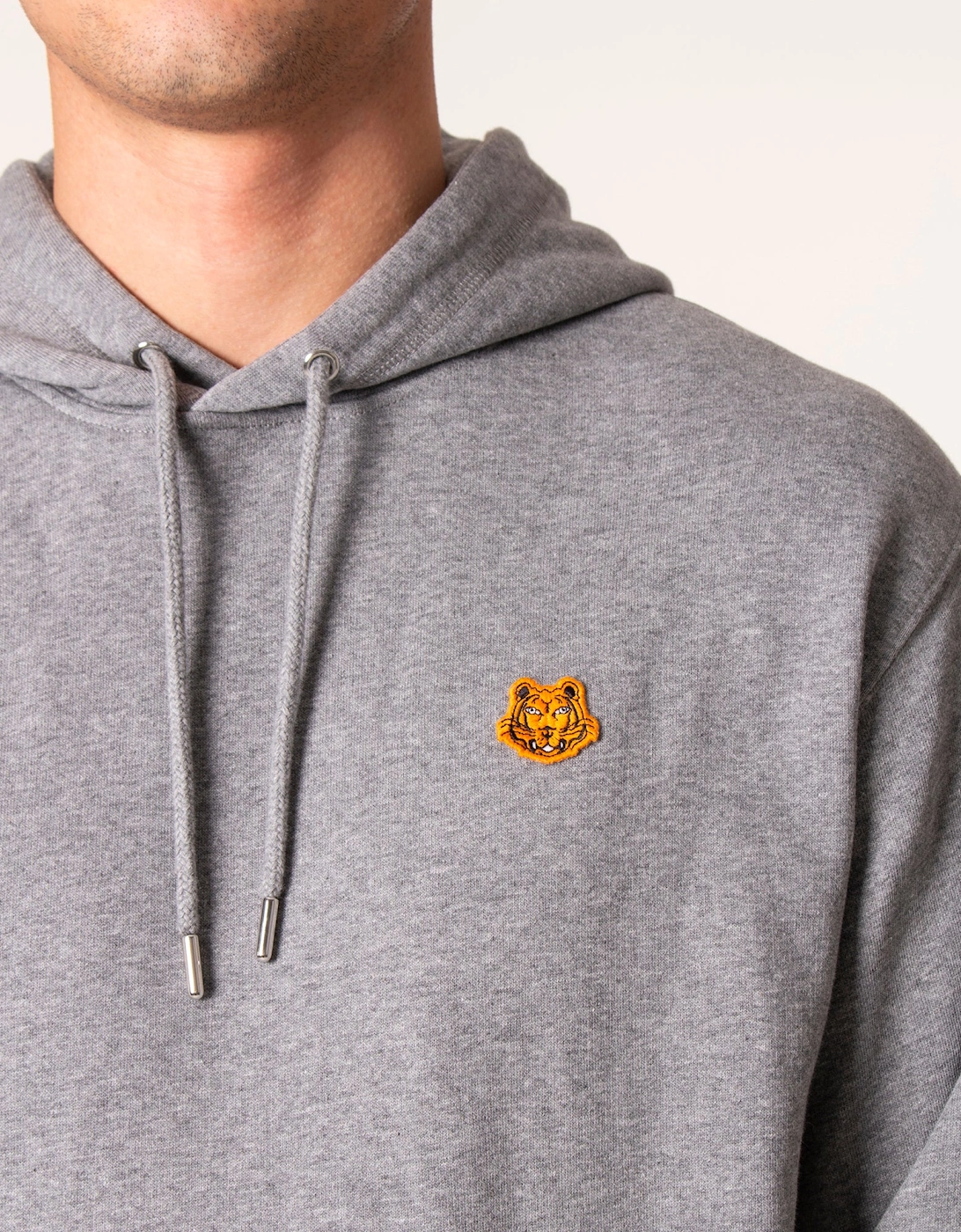 Relaxed Fit Tiger Crest Hoodie