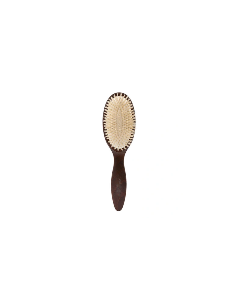 Detangling Hairbrush with Natural Boar-Bristle and Wood
