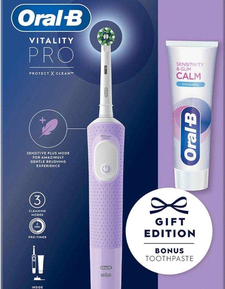 Oral-B Vitality PRO Lilac (+Gum Calm 75ml Paste)