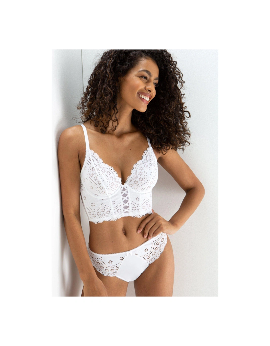 Swoon Underwired Bustier - White, 2 of 1
