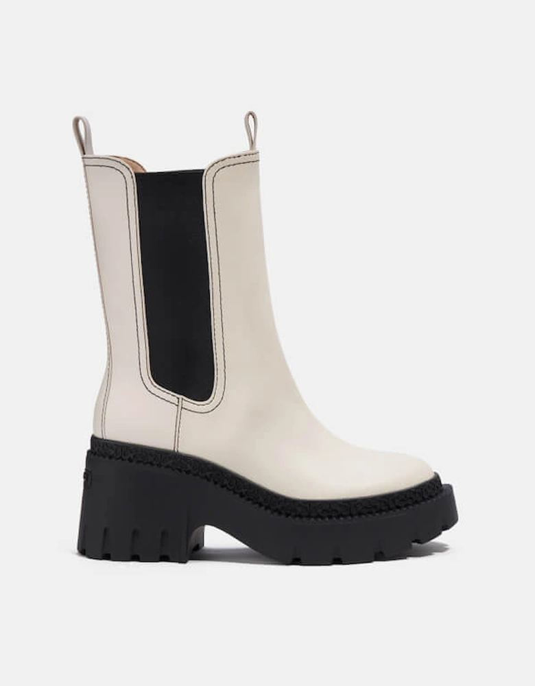 Alexa Leather Heeled Chelsea Boots