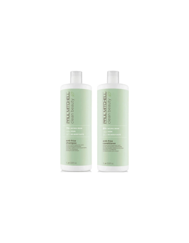 Clean Beauty Anti-Frizz Shampoo and Conditioner Supersize Set