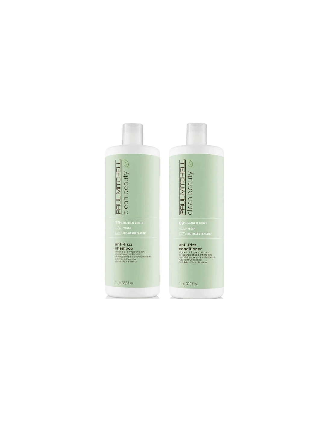 Clean Beauty Anti-Frizz Shampoo and Conditioner Supersize Set, 2 of 1