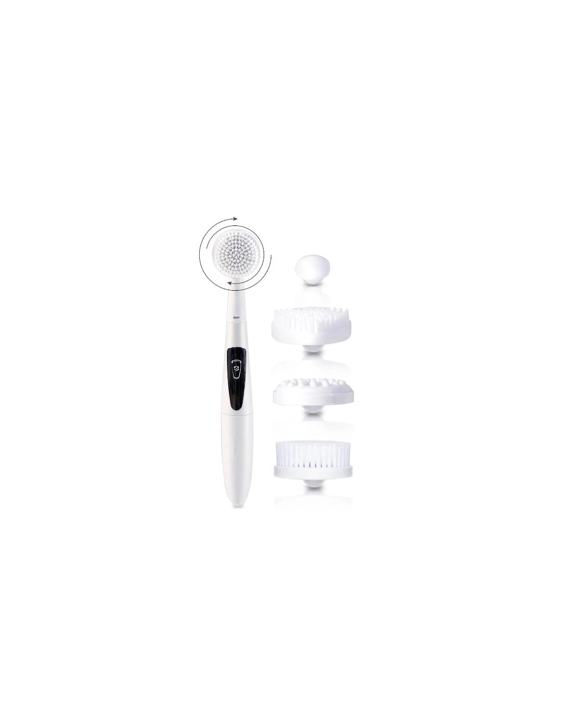 4 in 1 Facial Cleansing Brush, Exfoliator and Massager, 2 of 1