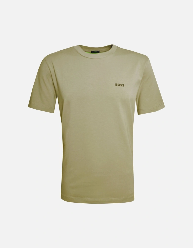 Men's Sage Green Regular Fit T-shirt.