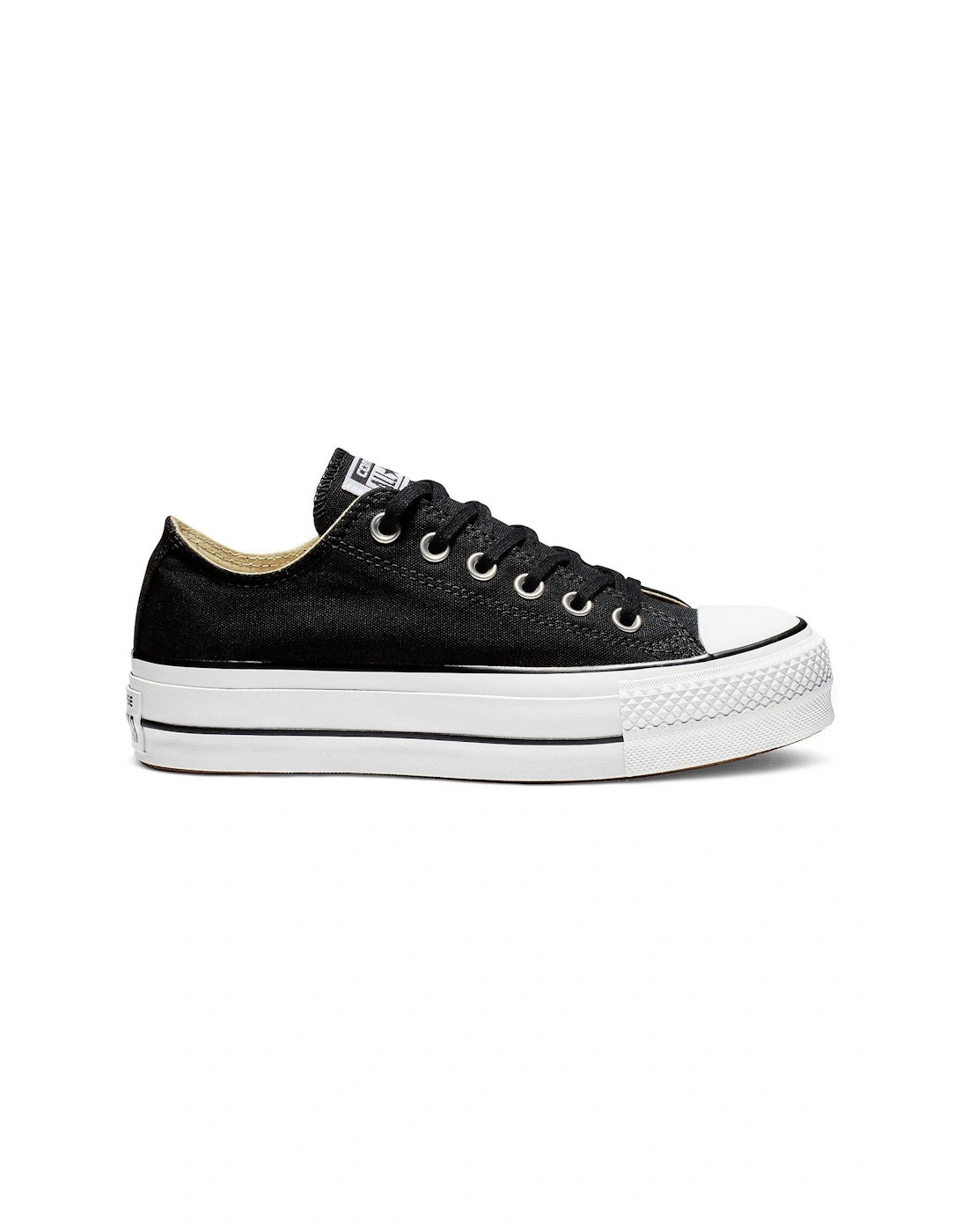 Womens Lift Ox Trainers - Black/White, 3 of 2