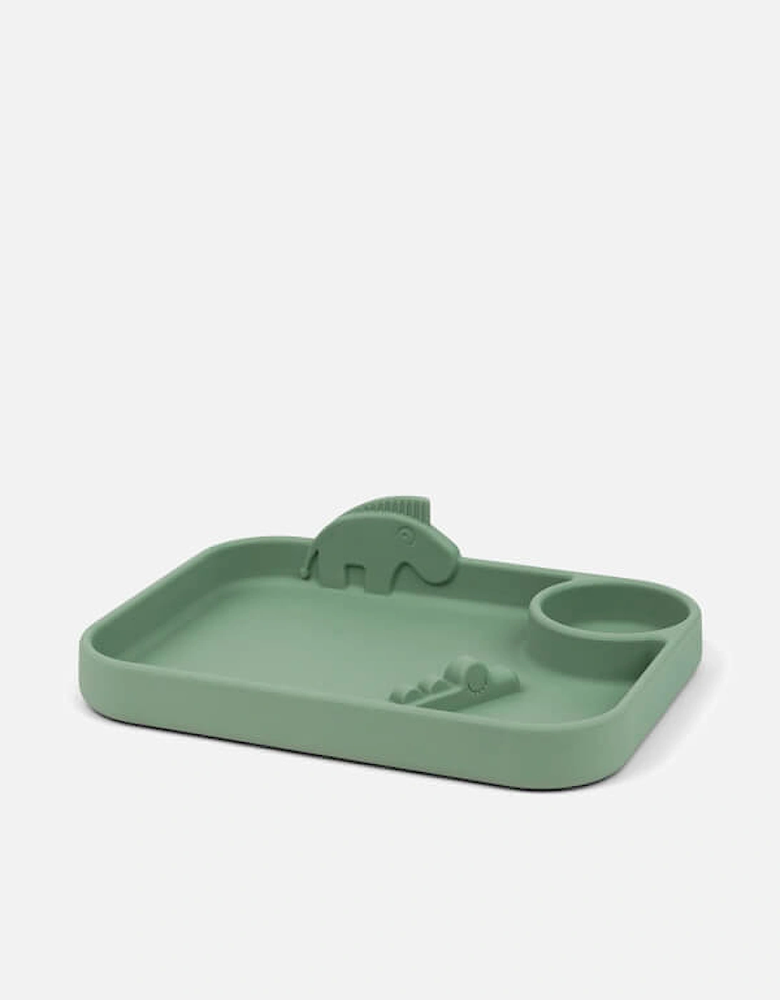 Peakaboo Compartment Plate - Green, 2 of 1