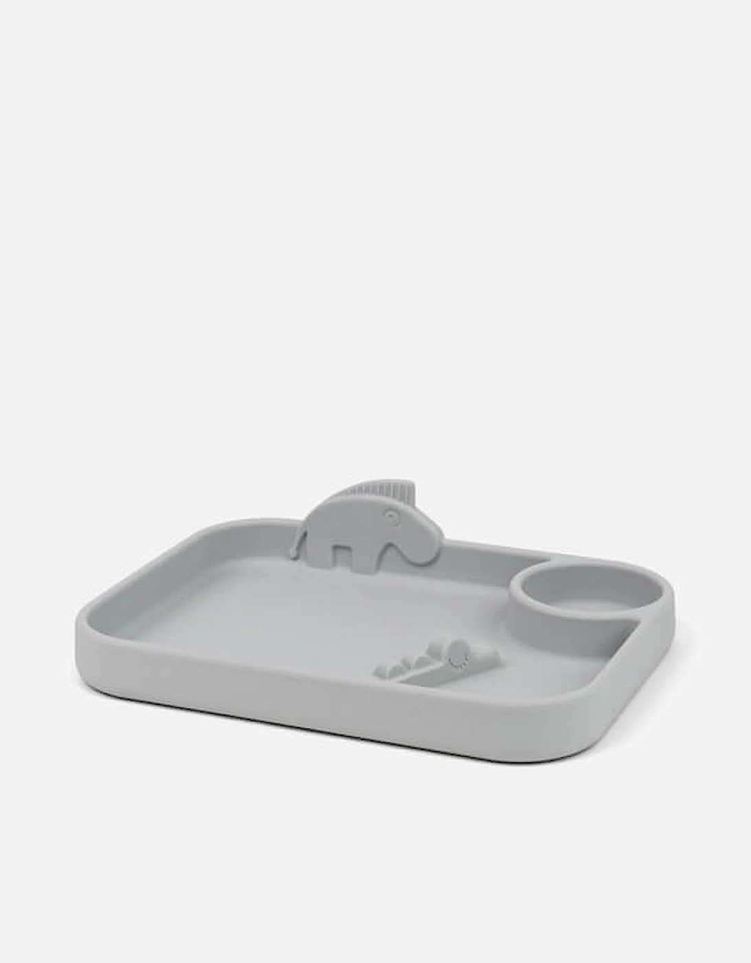 Peakaboo Compartment Plate - Grey, 2 of 1