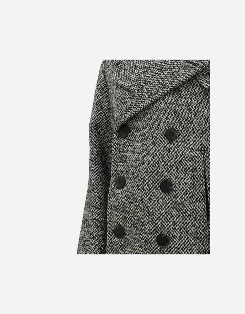 Military Fleck Black DB Peacoat