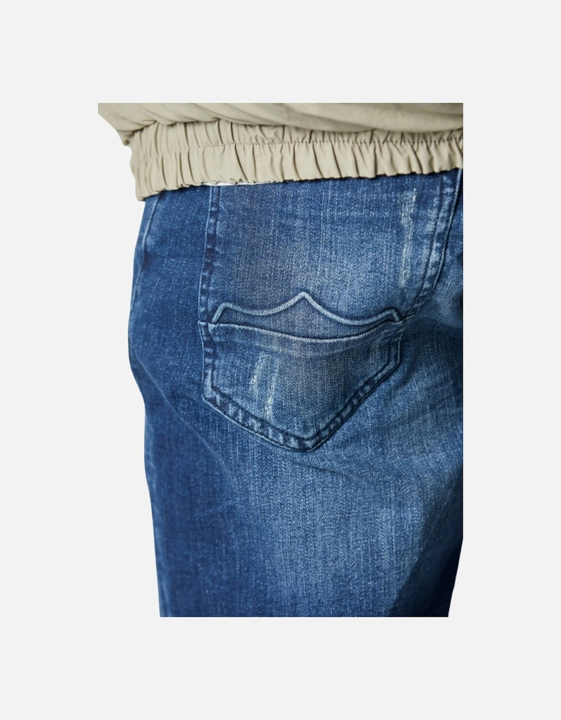 Major Tapered Fit Blue Jeans