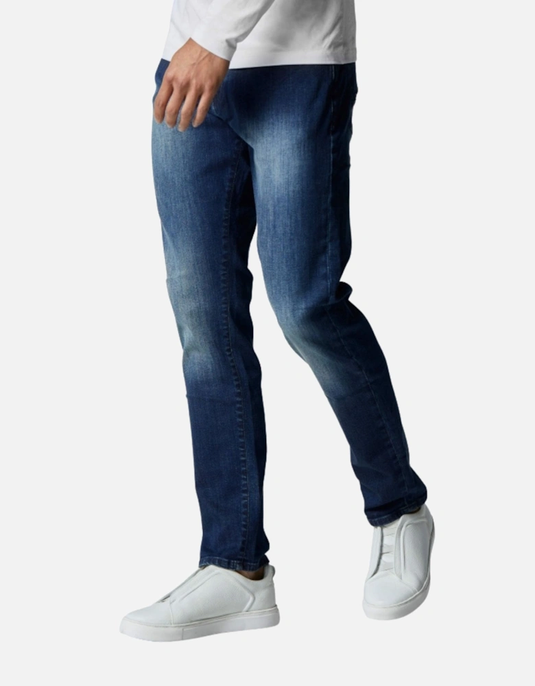 Cassady Regular Fit Dark Blue Jeans