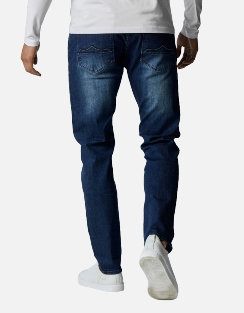 Cassady Regular Fit Dark Blue Jeans