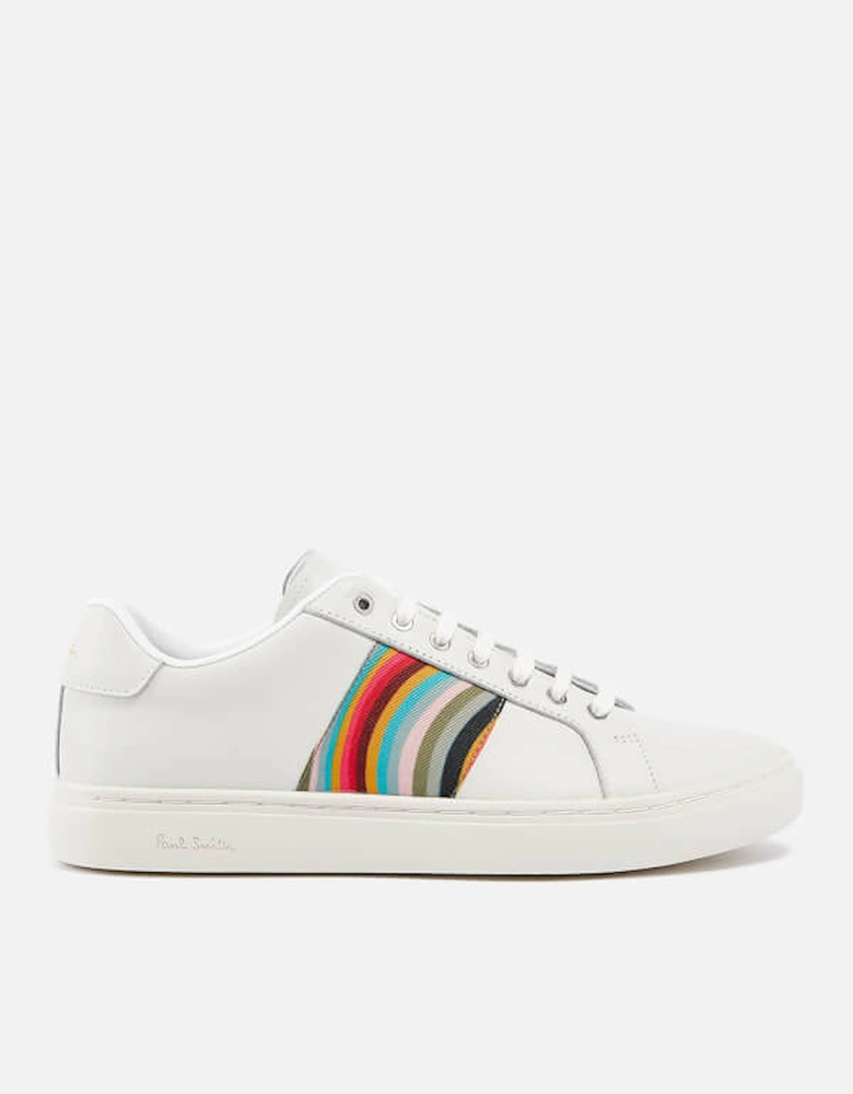 Lapin Grosgrain-Trimmed Leather Trainers