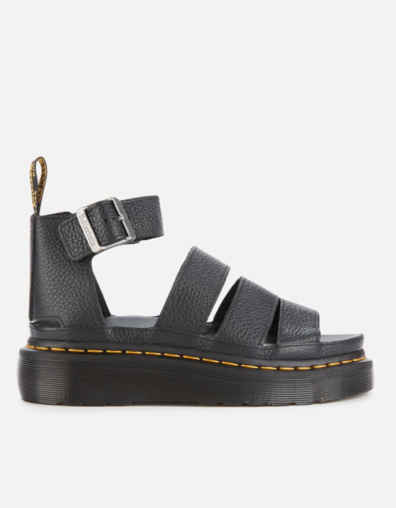 Dr. Martens Women's Clarissa II Quad Leather Sandals - Black