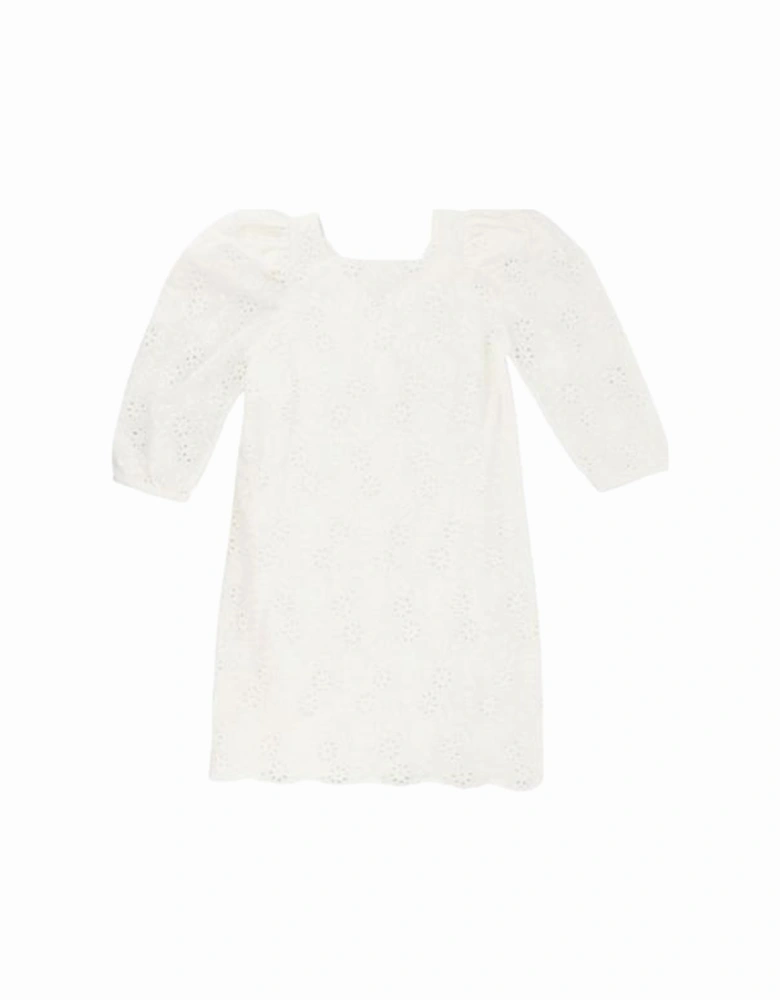 Girls White Lace Dress