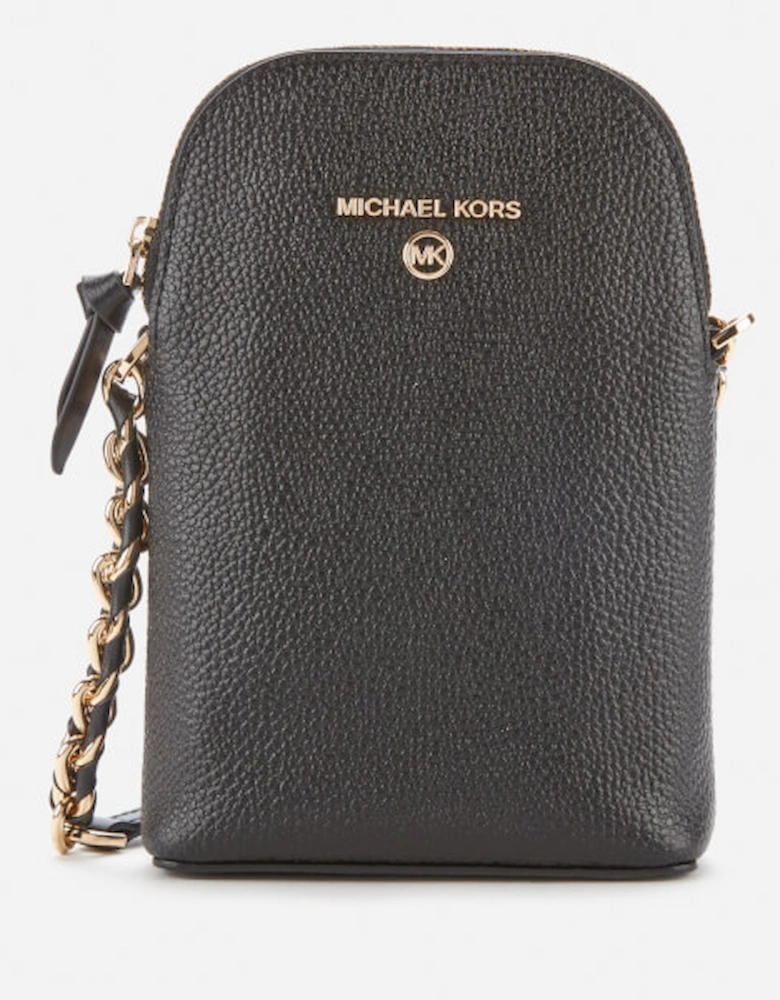 MICHAEL Women's Jet Set Charm Phone Cross Body Bag - Black