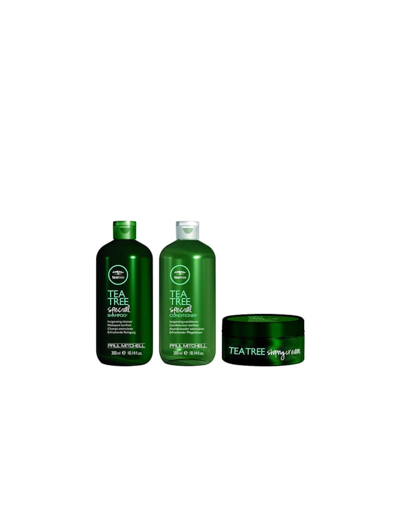 Tea Tree Special Shampoo, Conditioner and Shaping Cream Trio - Paul Mitchell