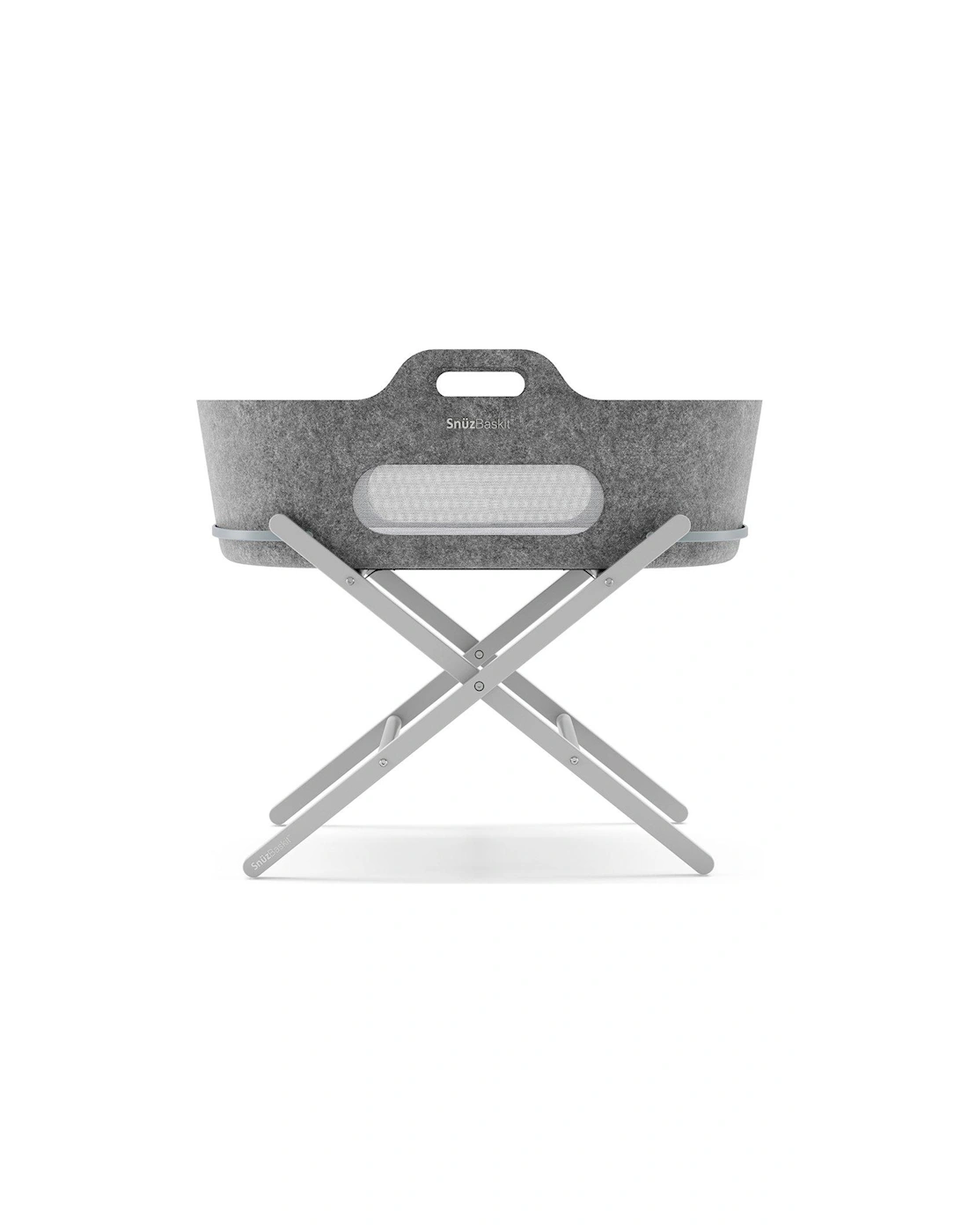 SnuzBaskit Moses Basket & Grey Stand Set - Dark Grey, 3 of 2