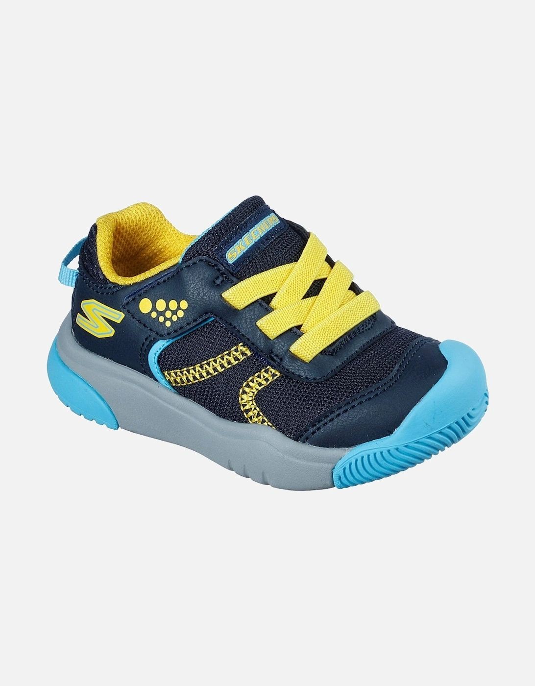 Boys Mighty Toes Lil Tread Lightweight Trainers, 2 of 1