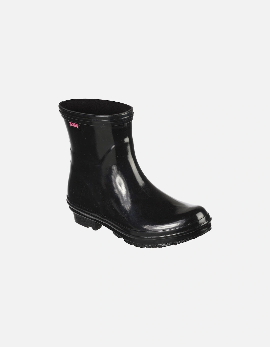 Womens Rain Check Neon Puddles Wellington Boots, 5 of 4