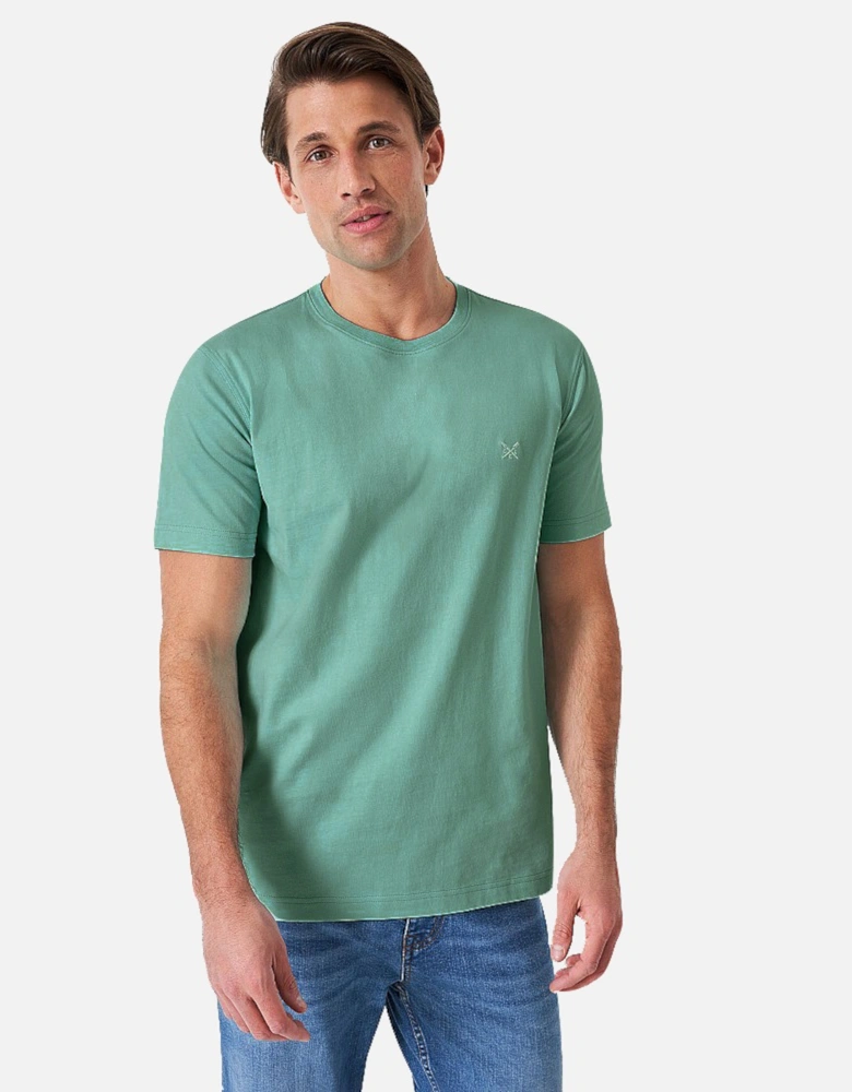 Mens Crew Classic Washed Jersey T Shirt