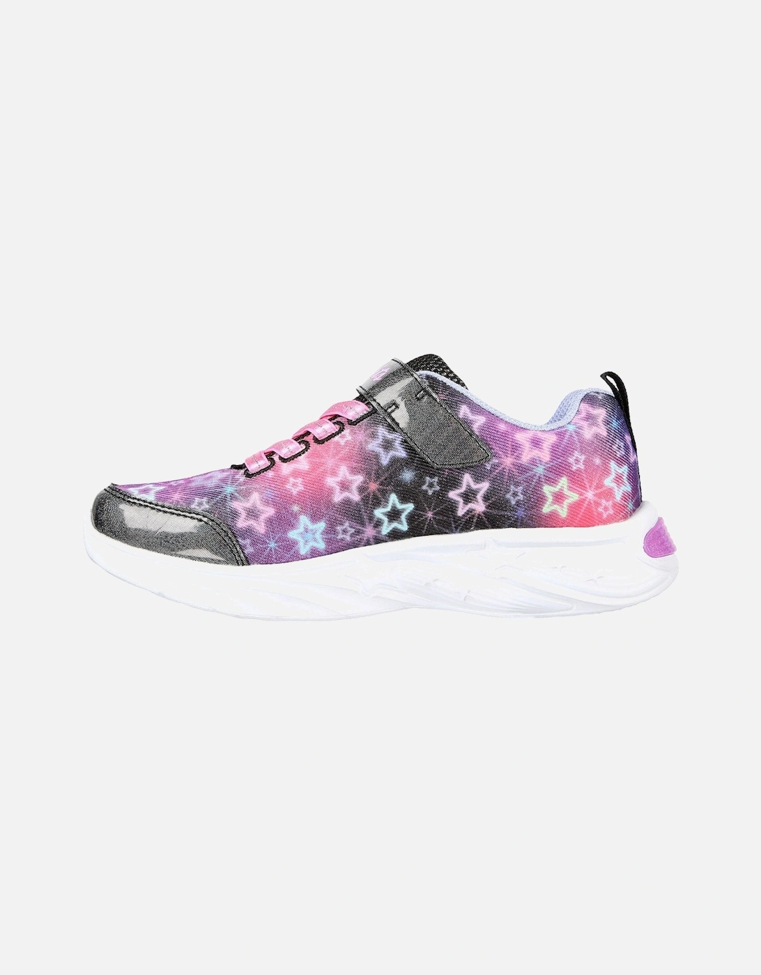 Girls Star Sparks Light Up Sporty Trainers