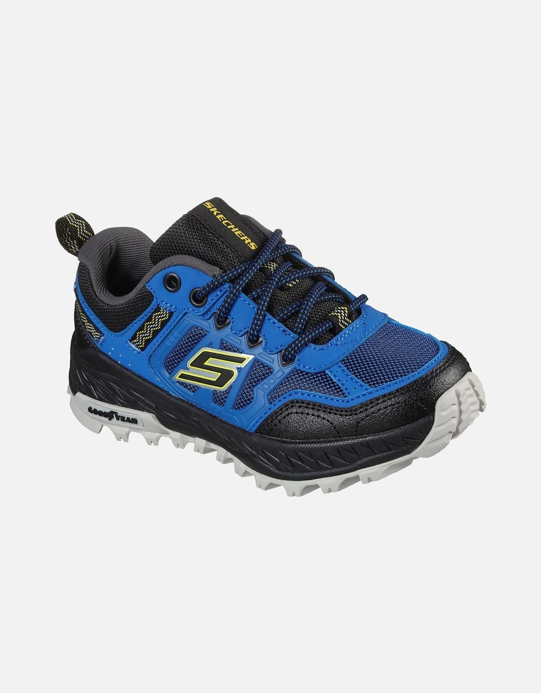 Boys Fuse Tread Lace Up Sports Trainers Shoes, 2 of 1