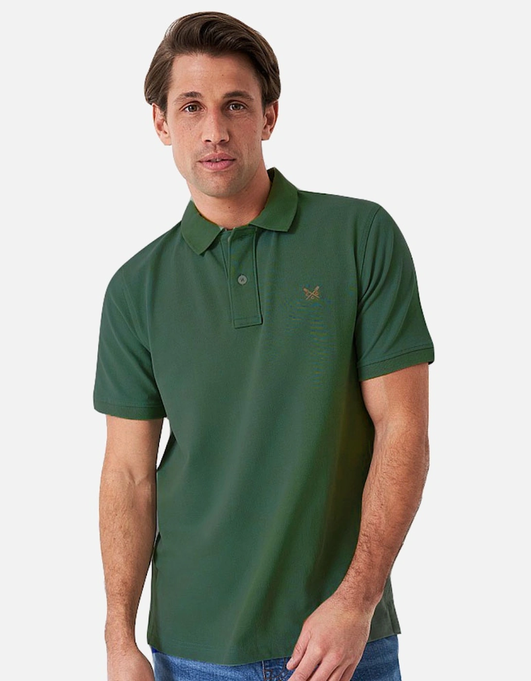 Mens Classic Collared Pique Polo Shirt, 2 of 1