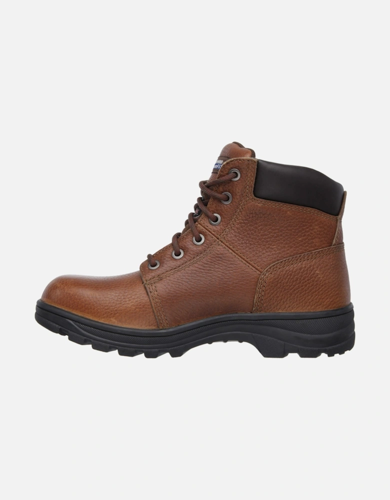 Mens Workshire Relaxed Fit Laced Safety Ankle Boots