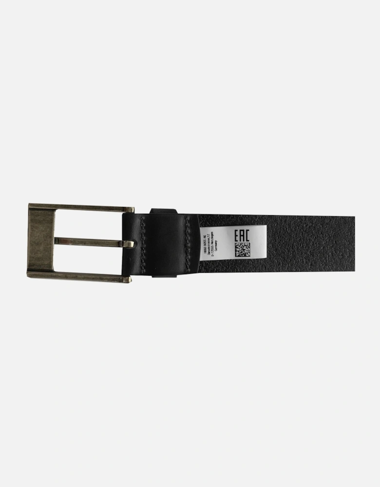 Men's Simo-R Black Leather Belt