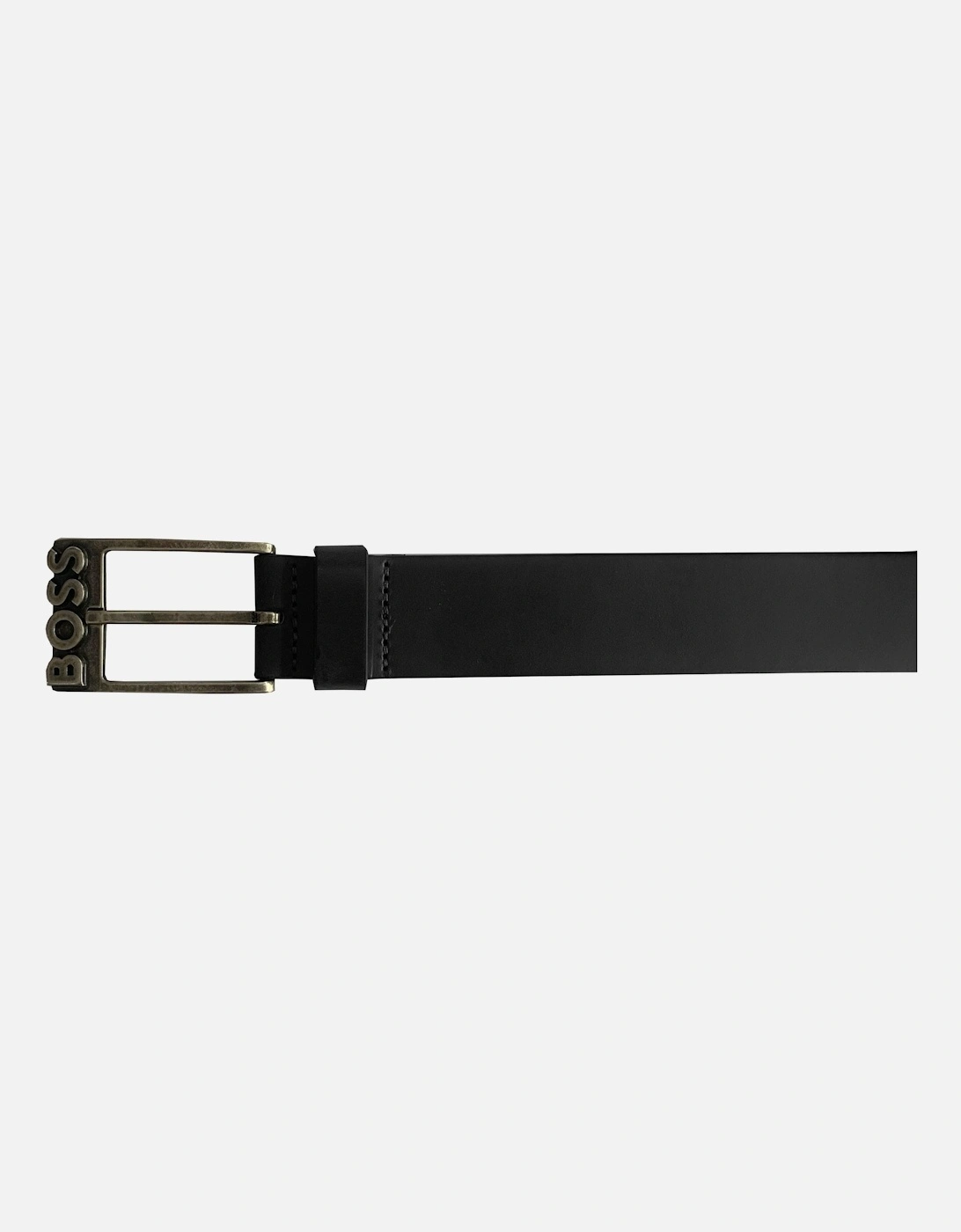 Men's Simo-R Black Leather Belt