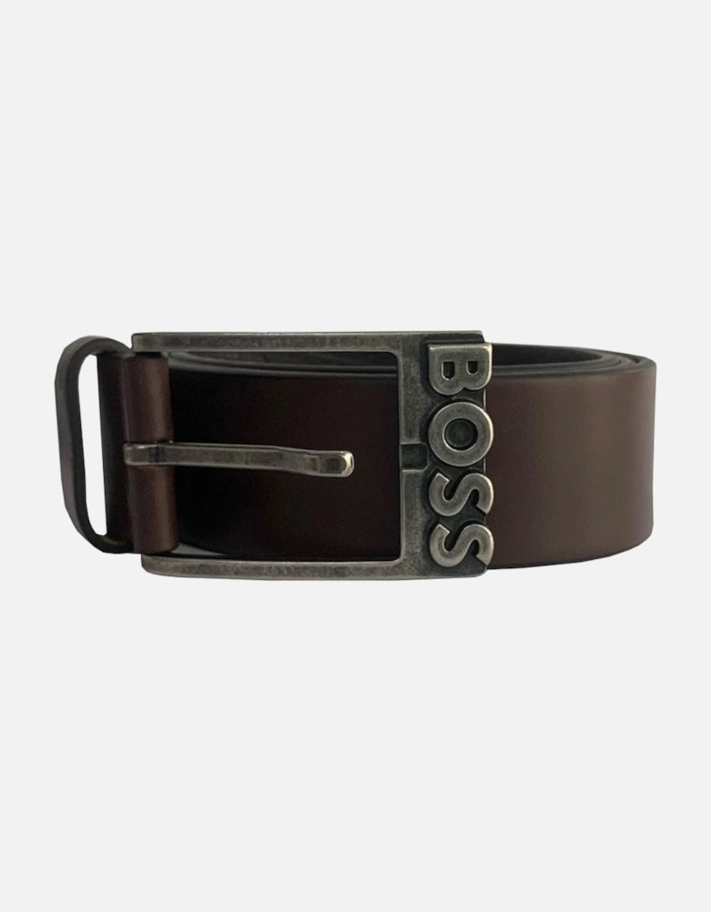 Men's Simo-R Dark Brown Leather Belt