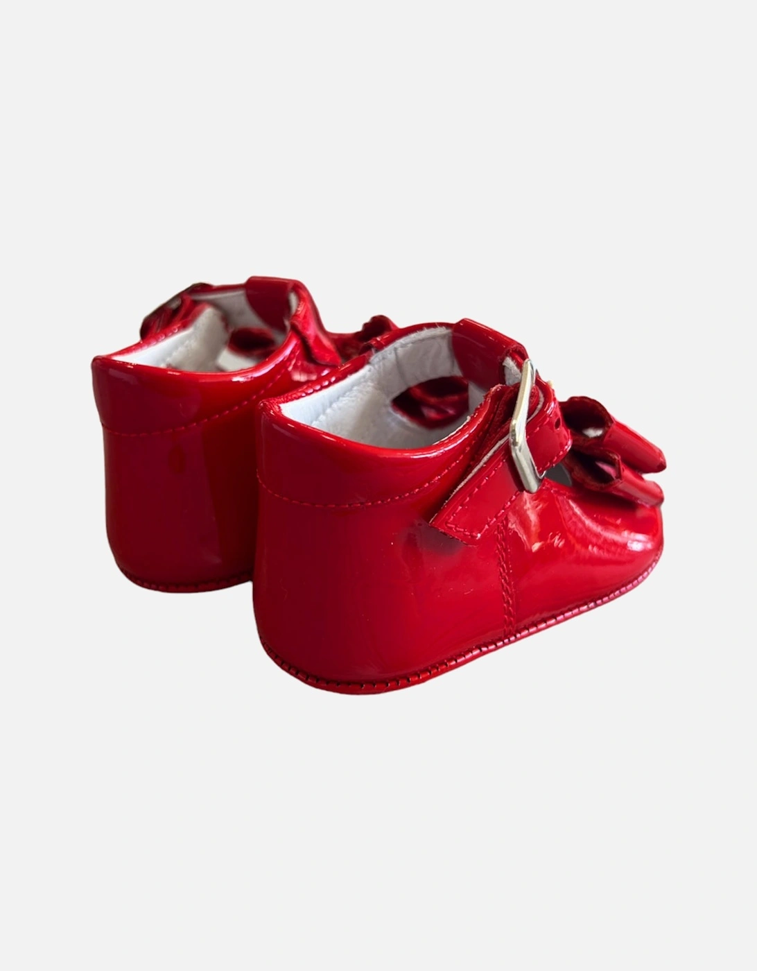 Red Bow Patent Leather Pre Walkers