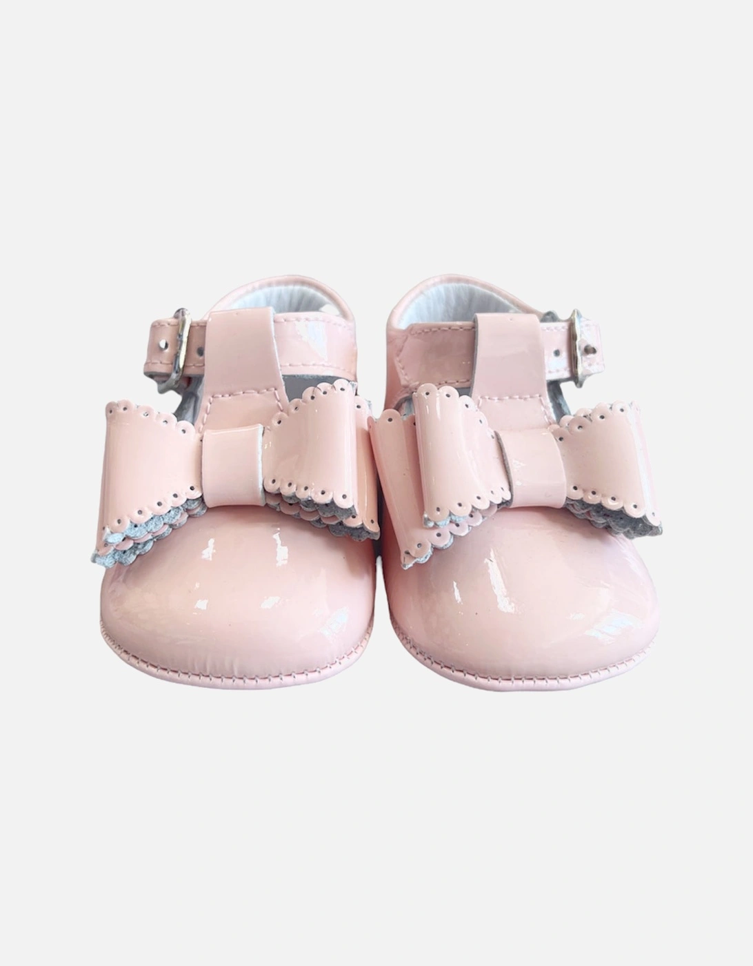 Pink Bow Patent Leather Pre Walkers