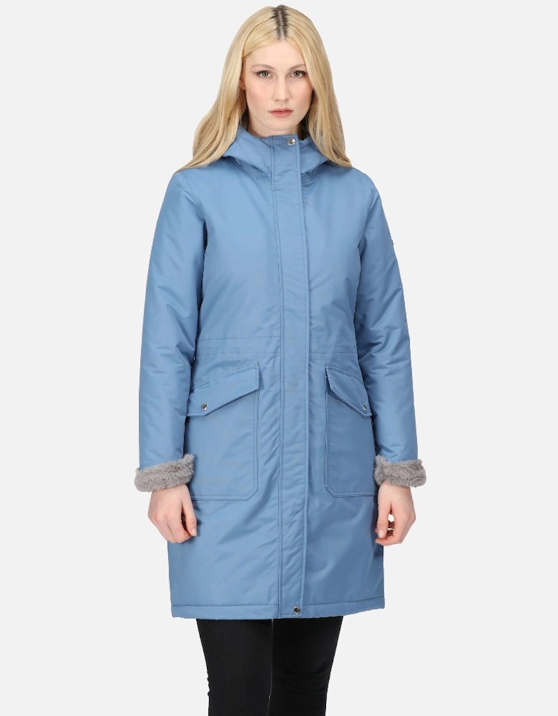 Womens Romine Waterproof Breathable Parka Coat, 5 of 4