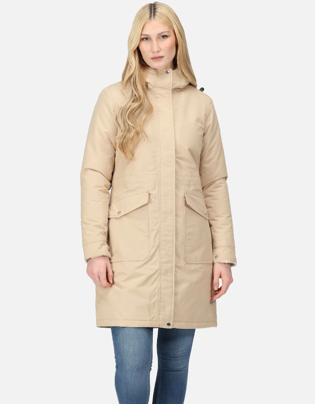 Womens Romine Waterproof Breathable Parka Coat, 5 of 4