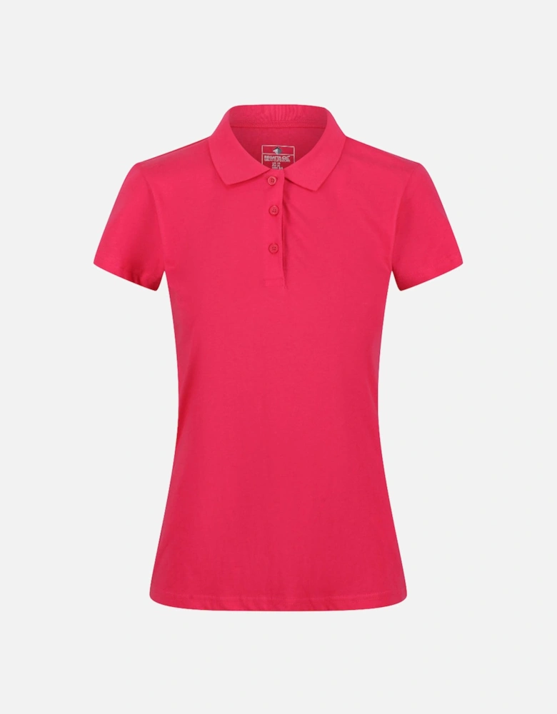 Womens Sinton Coolweave Cotton Jersey Polo Shirt