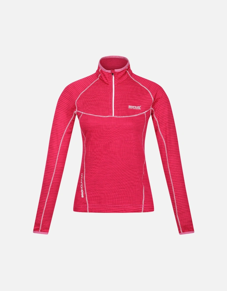 Womens Ladies Yonder Half Zip Long Sleeve Moisture Wicking Top